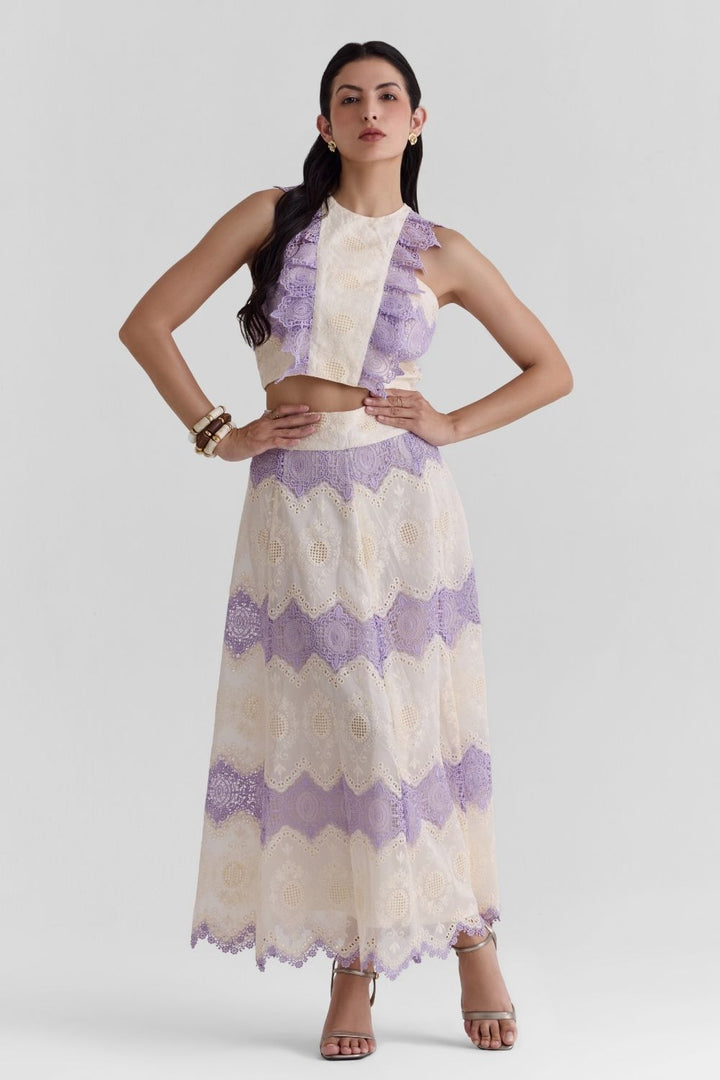 Lumira Lavender Lace Co-ord Set