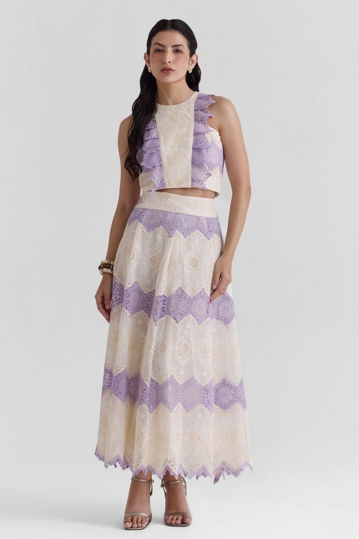Lumira Lavender Lace Co-ord Set