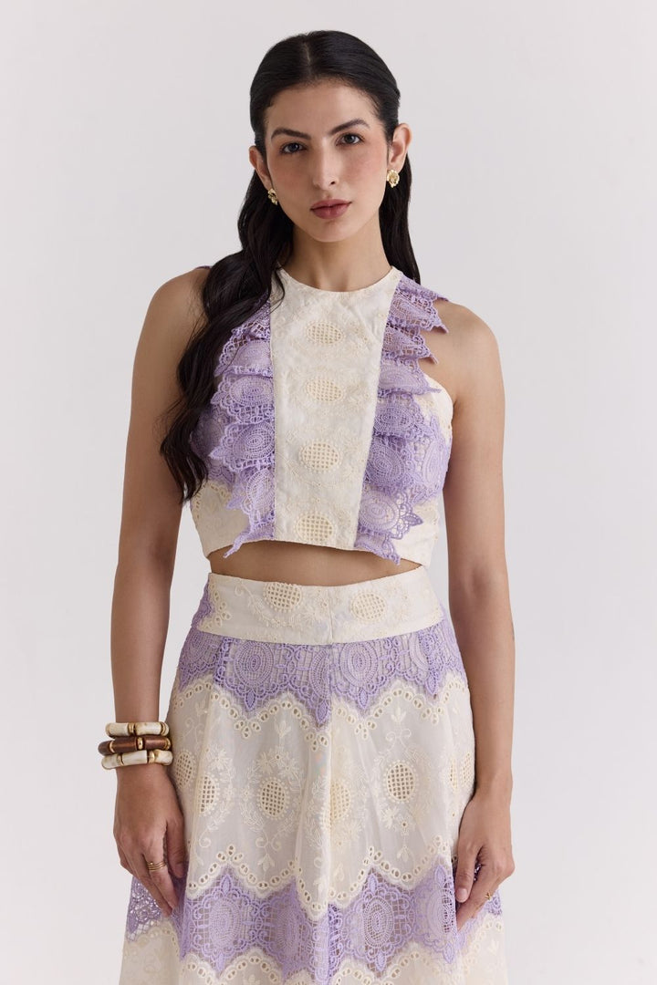 Lumira Lavender Lace Co-ord Set