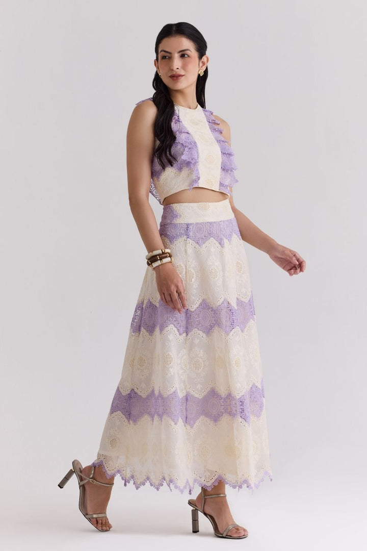 Lumira Lavender Lace Co-ord Set