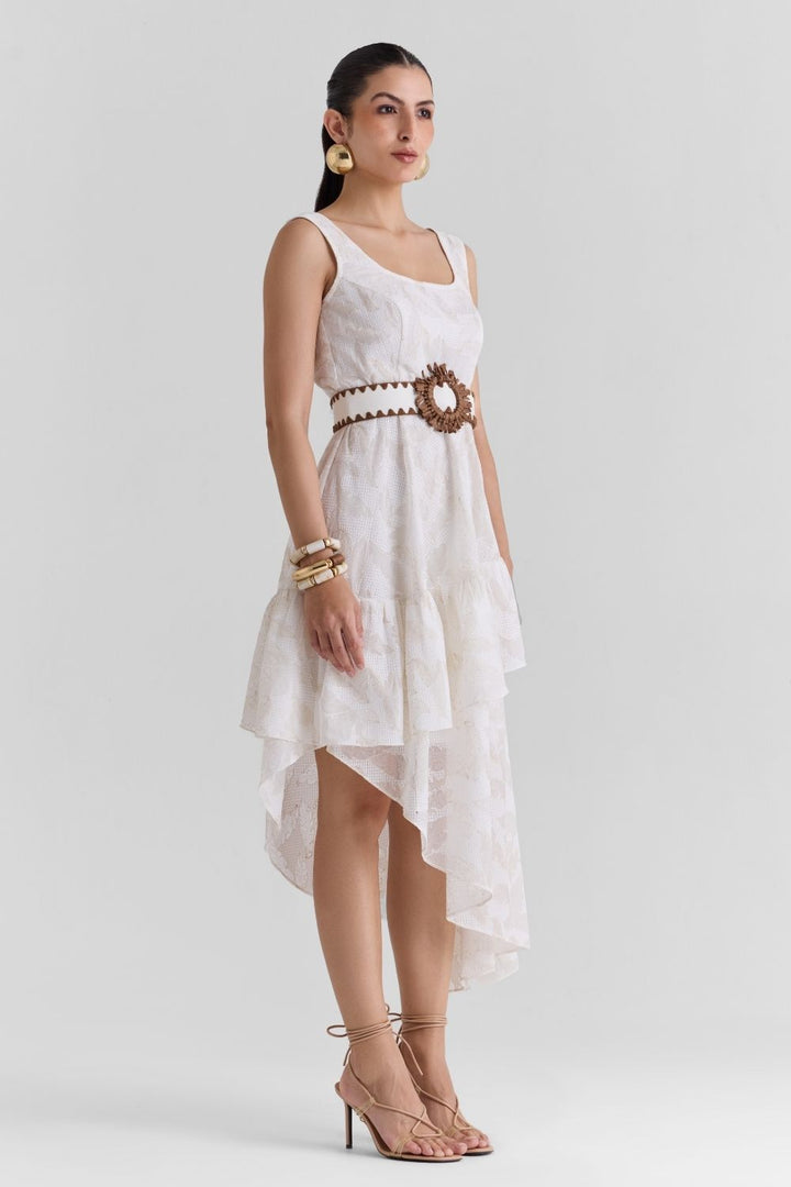 Odette Lace Midi Dress