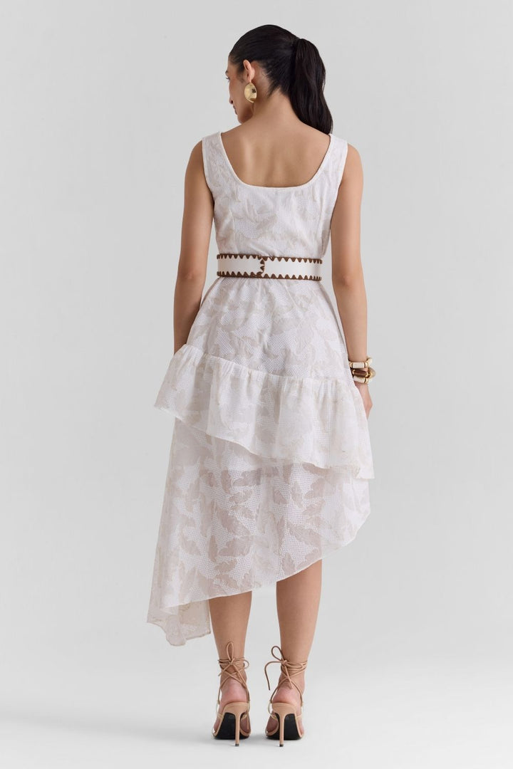 Odette Lace Midi Dress