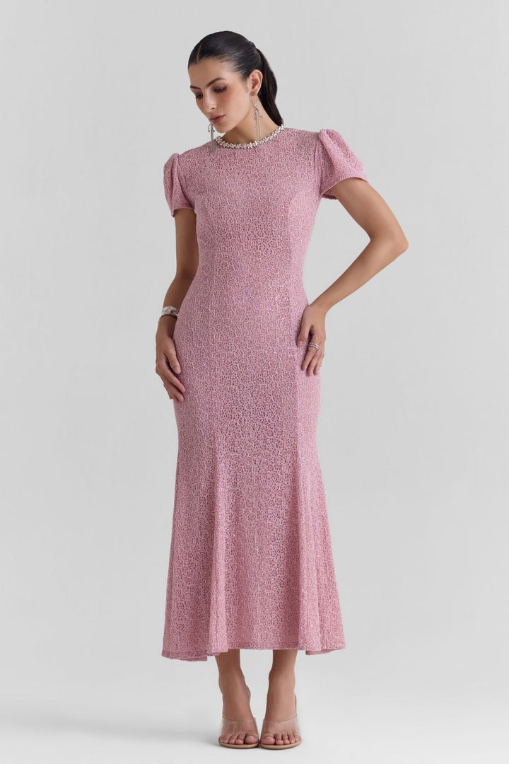 Amara Lace Midi Dress