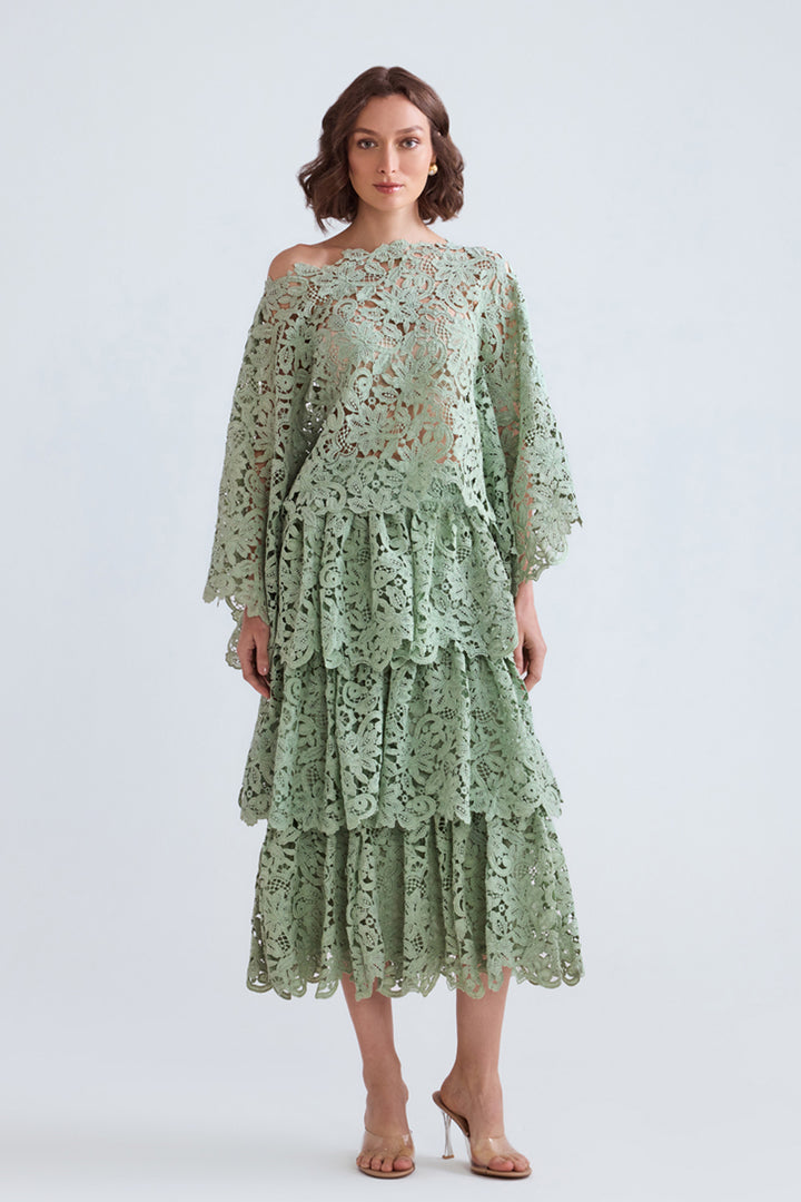 Raisa Lace Scalloped Co-ord Set