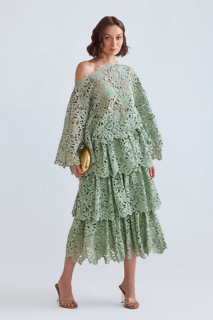 Raisa Lace Scalloped Co-ord Set