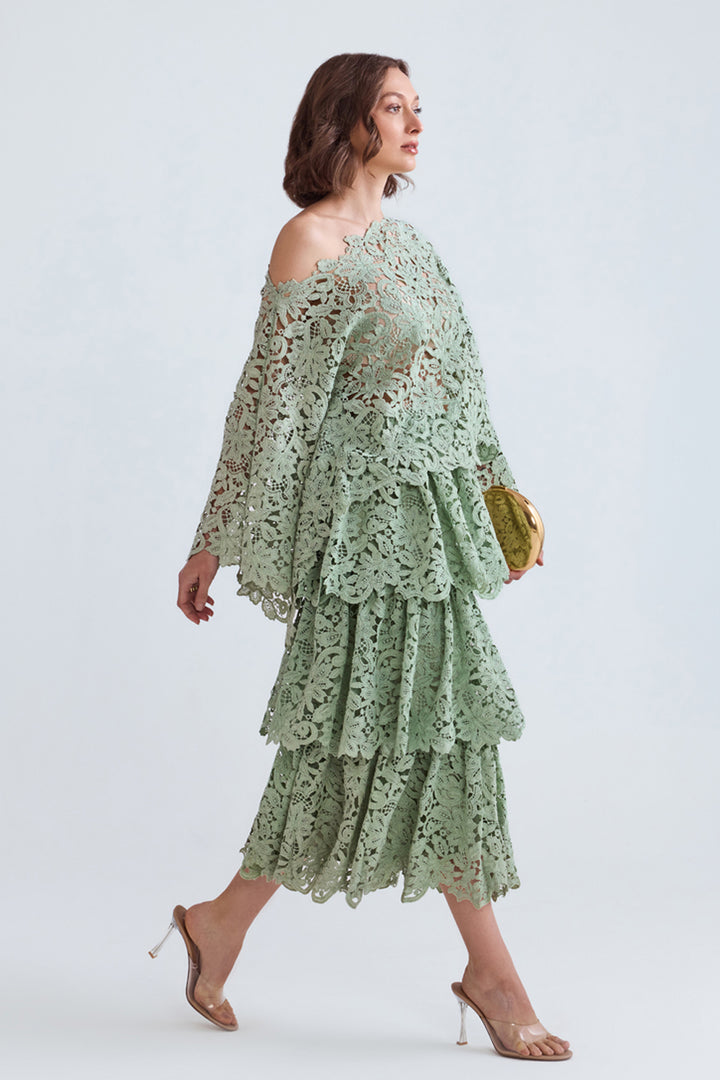 Raisa Lace Scalloped Co-ord Set