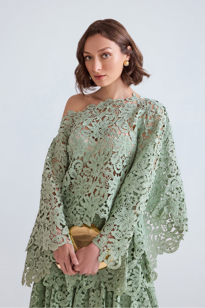 Raisa Lace Scalloped Co-ord Set