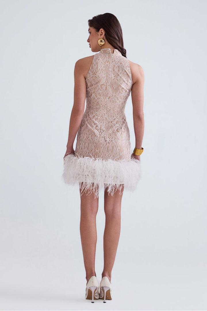 Emira Lace Mini Dress - Zabella