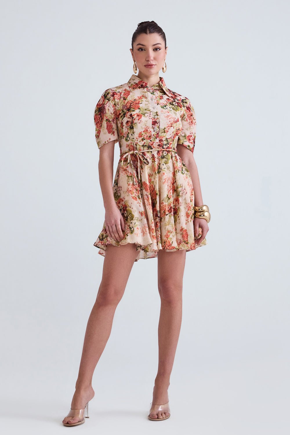 Jane Floral Mini Dress - Zabella