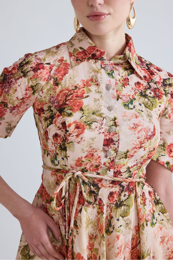 Jane Floral Mini Dress - Zabella