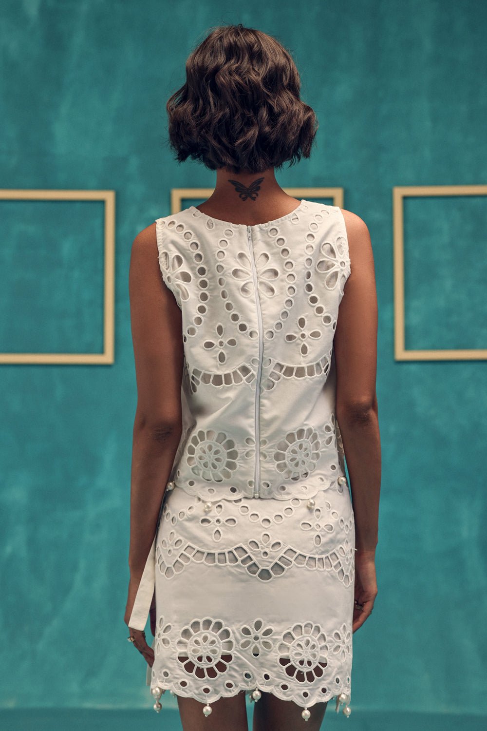 Mirage Cutwork Skirt - Zabella