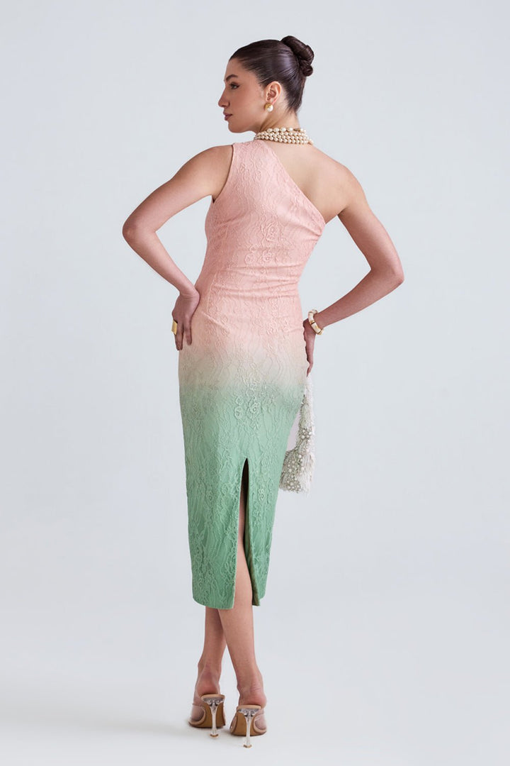 Rosa Lace Midi Dress - Zabella