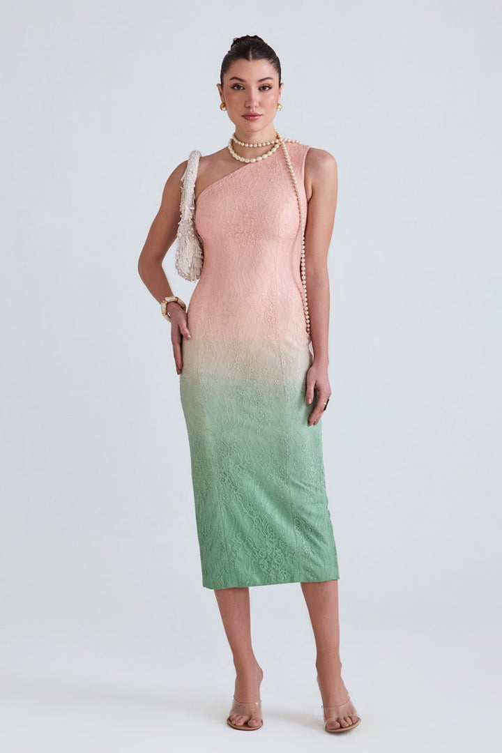 Rosa Lace Midi Dress - Zabella