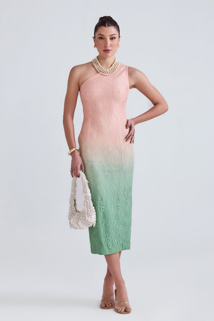 Rosa Lace Midi Dress - Zabella