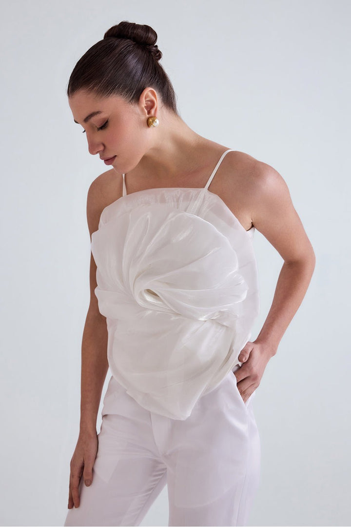 Rosetta Organza Top - Zabella