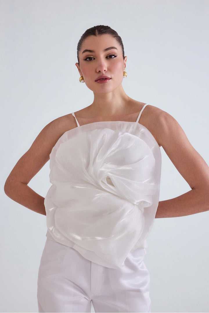 Rosetta Organza Top - Zabella