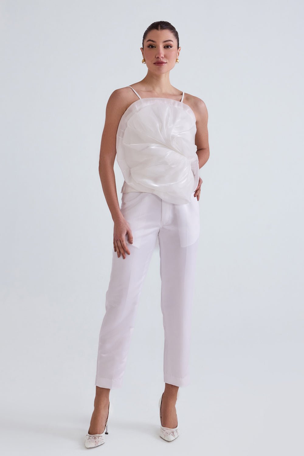 Rosetta Organza Top - Zabella