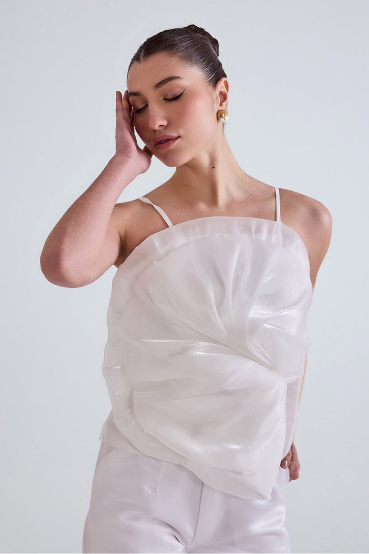 Rosetta Organza Top - Zabella