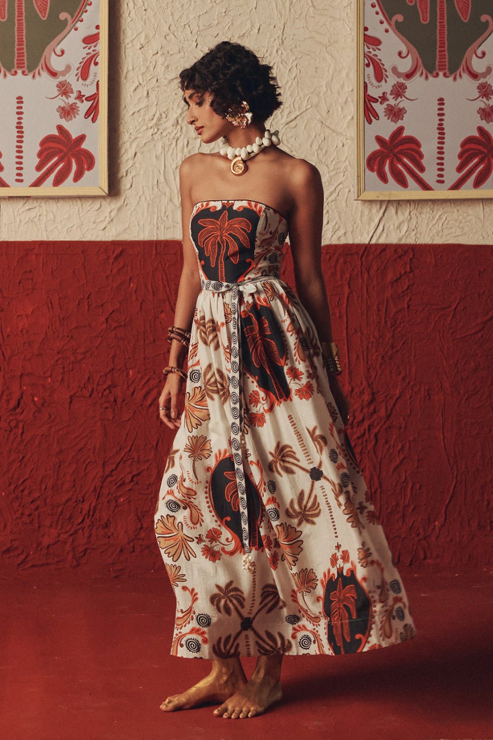 Sandswept Tube Maxi Dress - Zabella