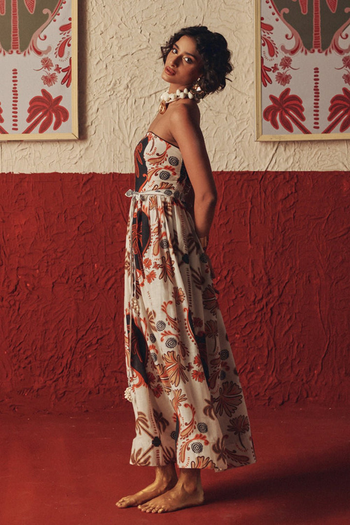 Sandswept Tube Maxi Dress - Zabella