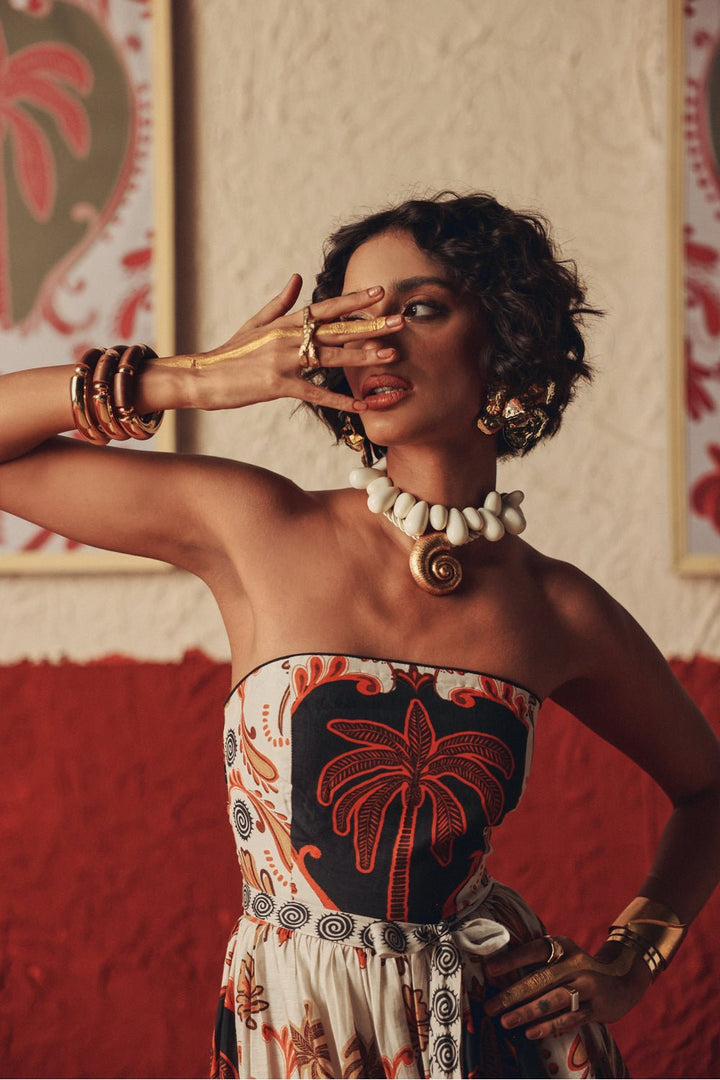 Sandswept Tube Maxi Dress - Zabella