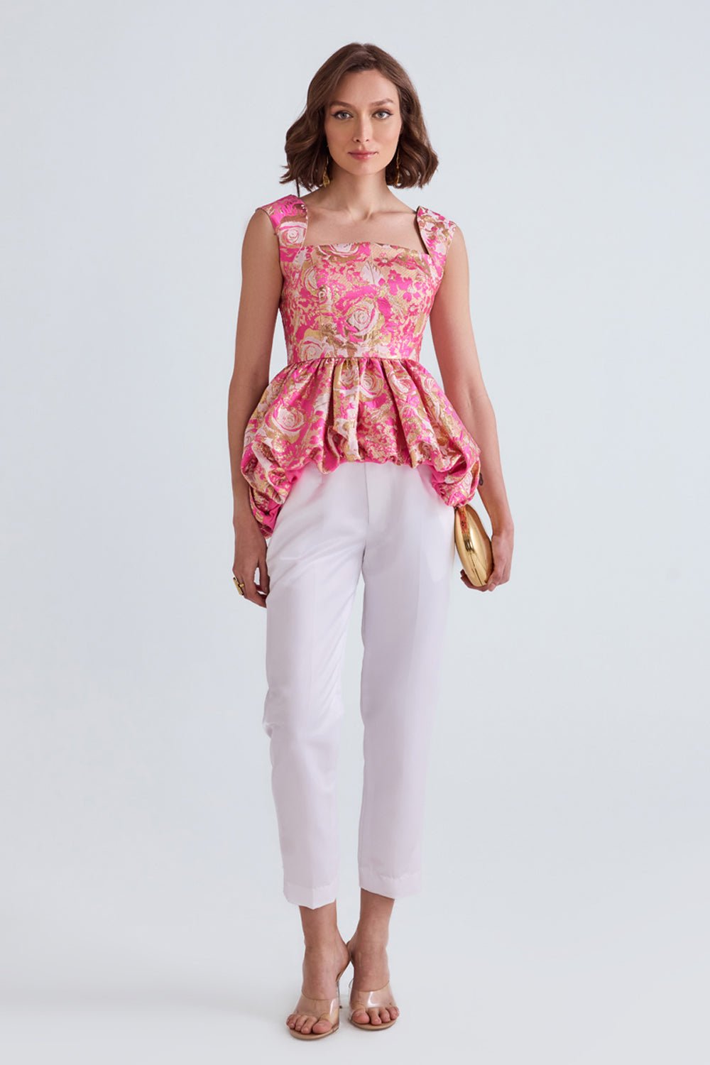 Svana Jacquard Balloon Top - Zabella