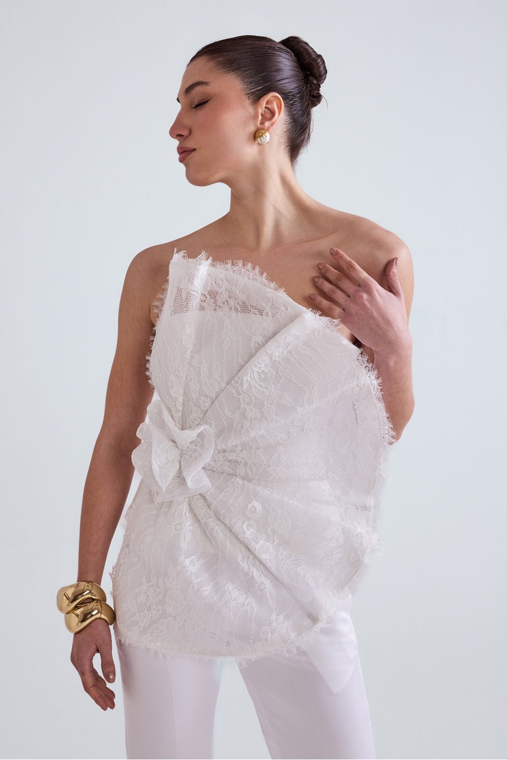 Vera Lace Structured Top - Zabella