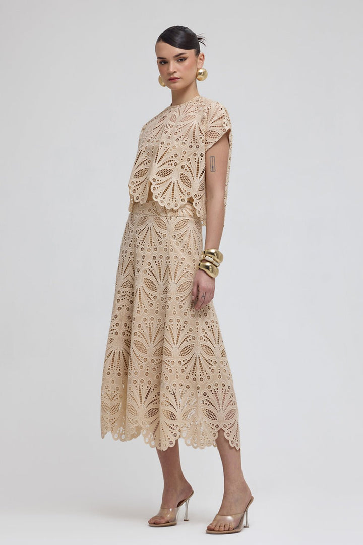 Vienna Lace Skirt Set - Zabella