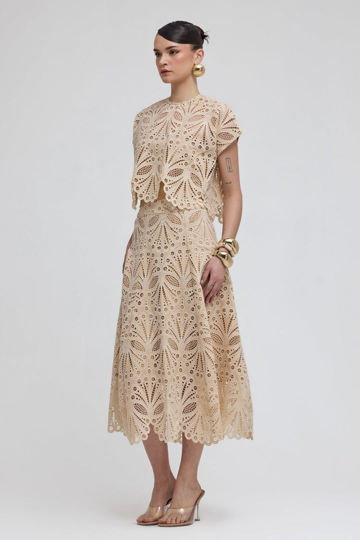 Vienna Lace Skirt Set - Zabella