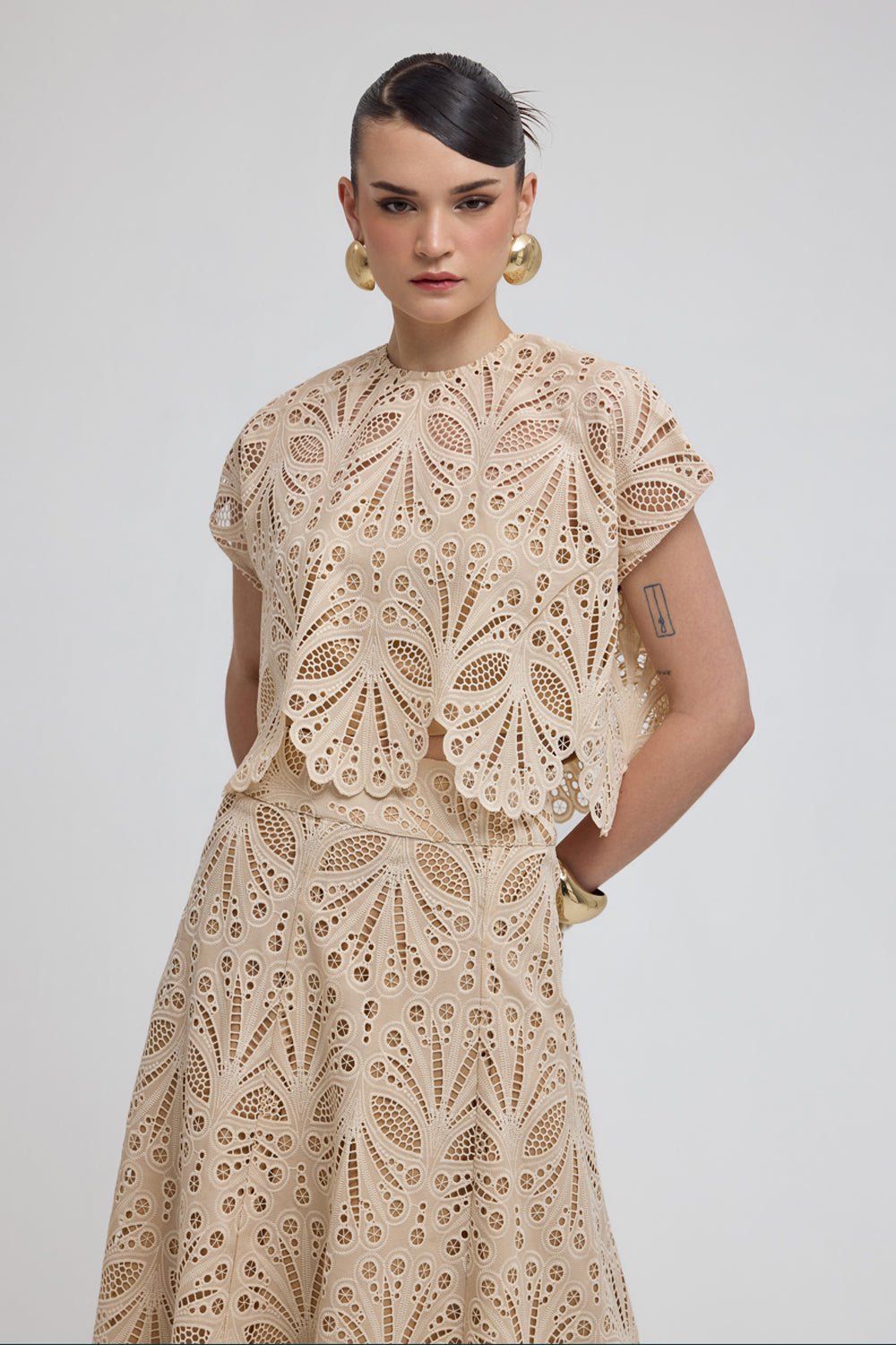 Vienna Lace Skirt Set - Zabella